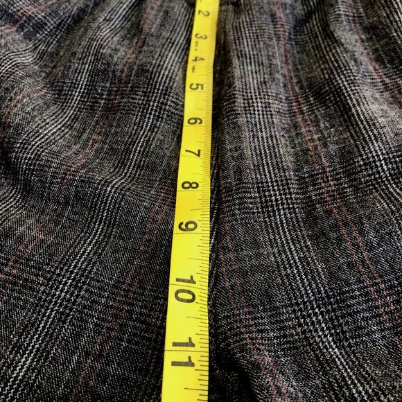 TanJay Pants Comfort Slacks Sweatpants Elastic Soft Wide Leg Brown Plaid 16 W - Picture 9 of 12